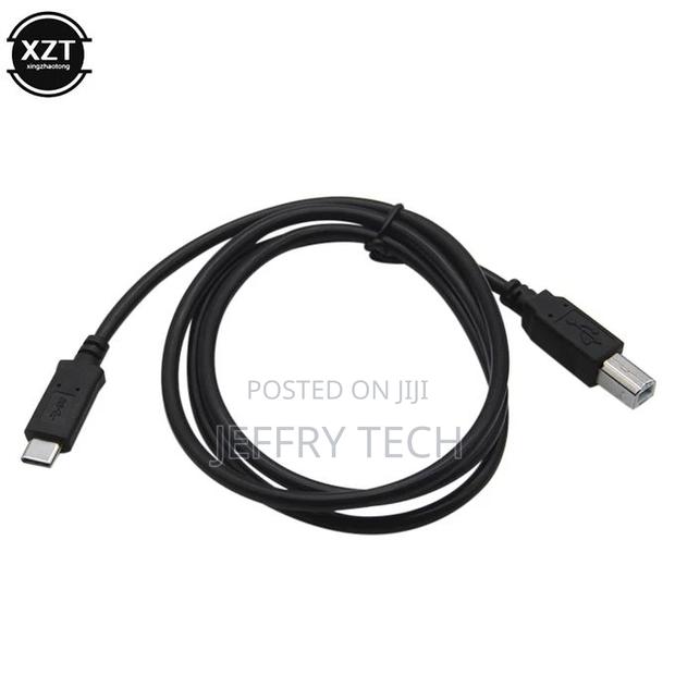 USB 3.1 Type C Male Connector to USB 2.0 B Type Male Data Ca