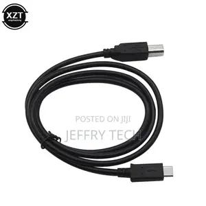 USB 3.1 Type C Male Connector to USB 2.0 B Type Male Data Ca