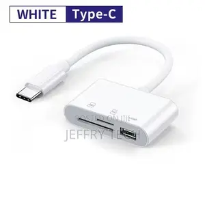 USB Type C Card Reader 3 in 1 Multi OTG Adapter SD TF Memory