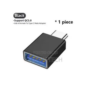 OTG USB a Female to USB Type C Male Adapter Converter Tipo F