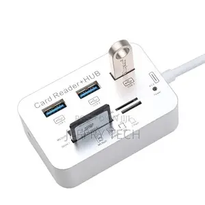 USB 3.1 Type-C COMBO 3 Ports HUB + MS DUO / SD(HC) / M2 / T-