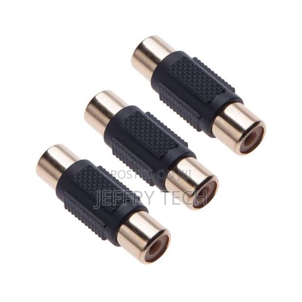 RCA Female / Female Adapter - Black