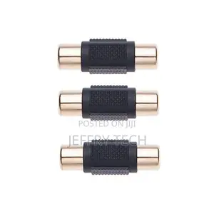 RCA Female / Female Adapter - Black