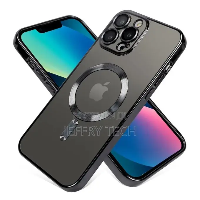 iPhone 13 Pro Max Magnetic Case - Magsafe - Shockproof - Bla