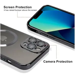 iPhone 13 Pro Max Magnetic Case - Magsafe - Shockproof - Bla