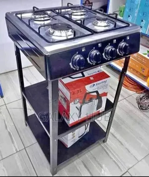Ramtons 4 Burner Standing Cooker With Shelf