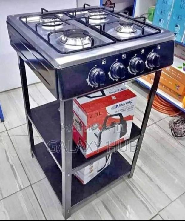 Ramtons 4 Burner Standing Cooker With Shelf
