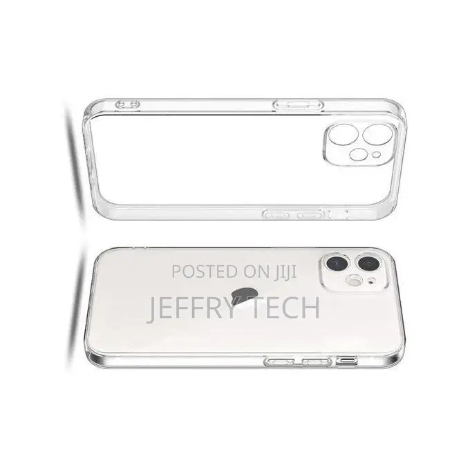 Transparent Silicone Case + Lens Protection for iPhone 11