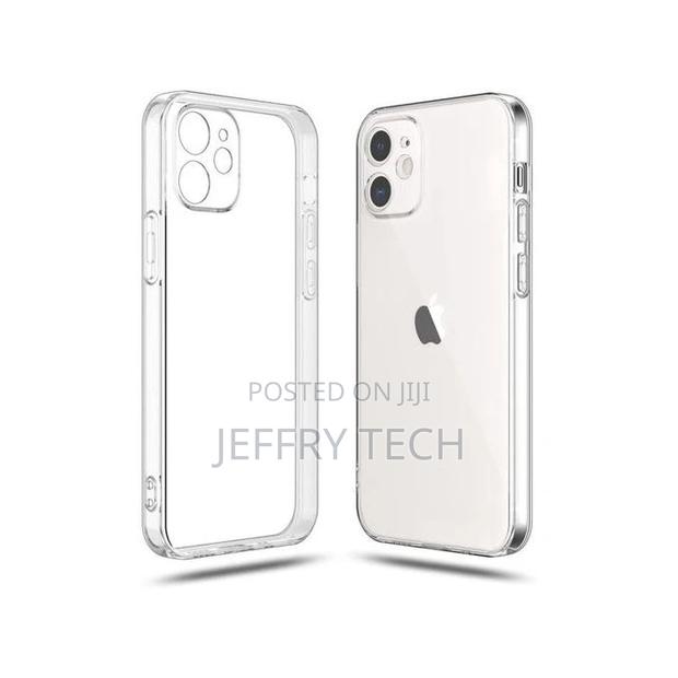 Transparent Silicone Case + Lens Protection for iPhone 11