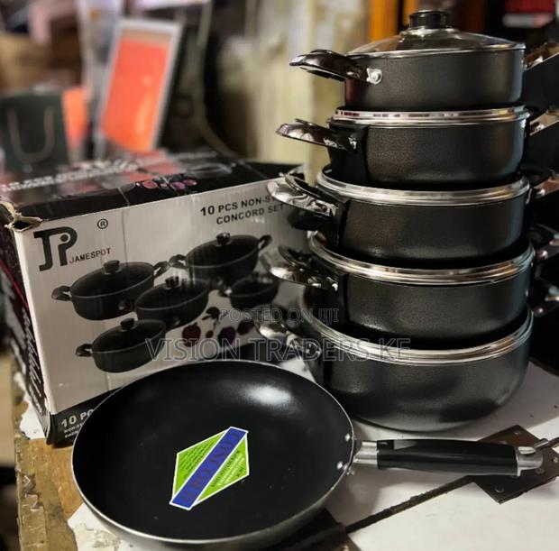 Jp 10pcs Non-Stick Concord Set Cookware