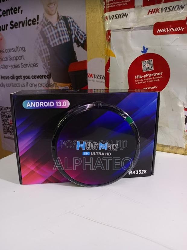 H96 Max Ultra HD Android 13 TV Box Rk3528 4gb RAM 32gb