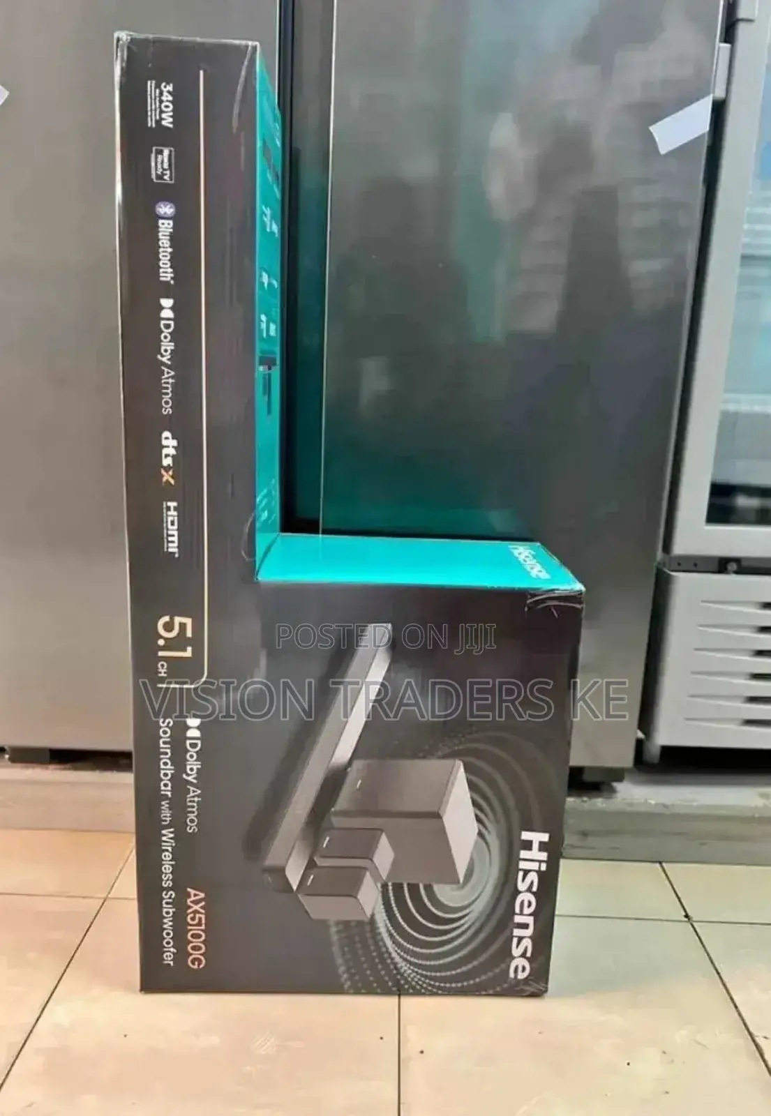 Hisense Soundbar Ax5100g 340watts With Wireless Subwoofer