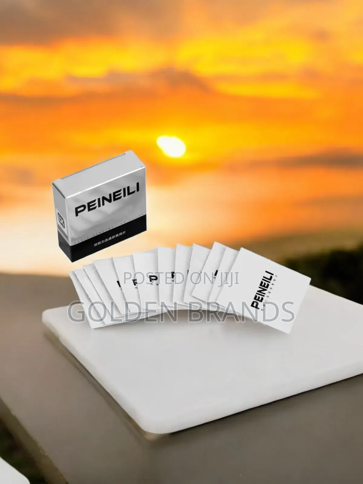 Peineili Sex Delay Wipes Delay Ejaculation-12 Wipes in a Box