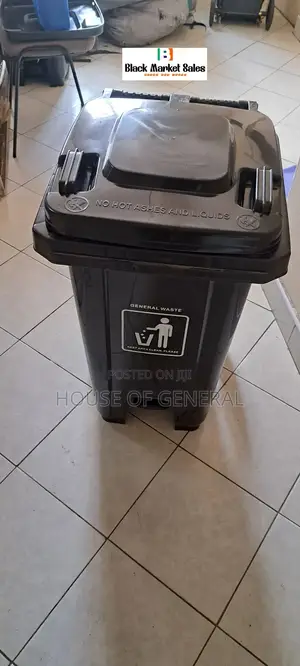100ltrs Heavy Duty Garbage Bins With Pedal Wheels