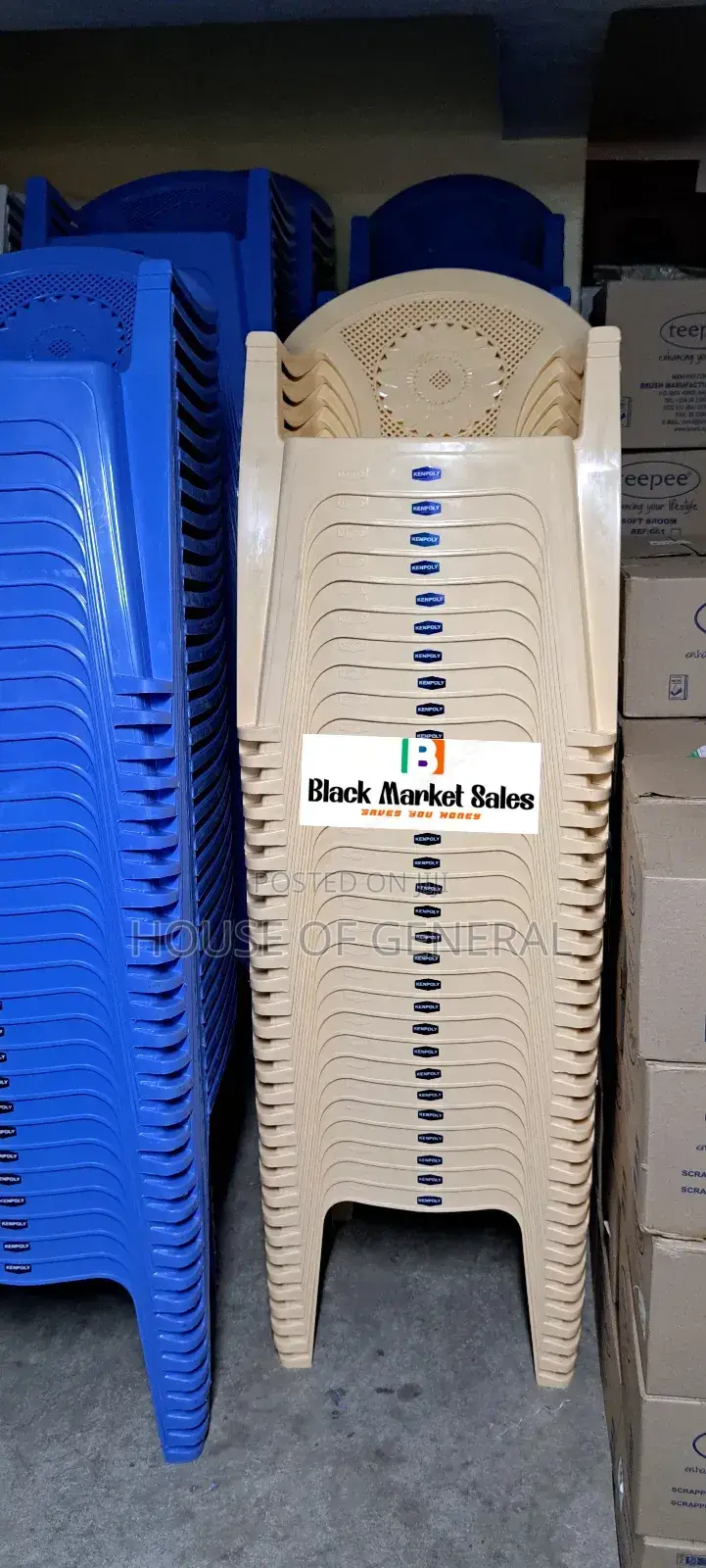 Good Quality Kenpoly Plastic Chair