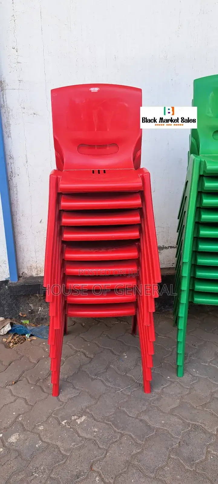 Strong Armless Plastic Chair