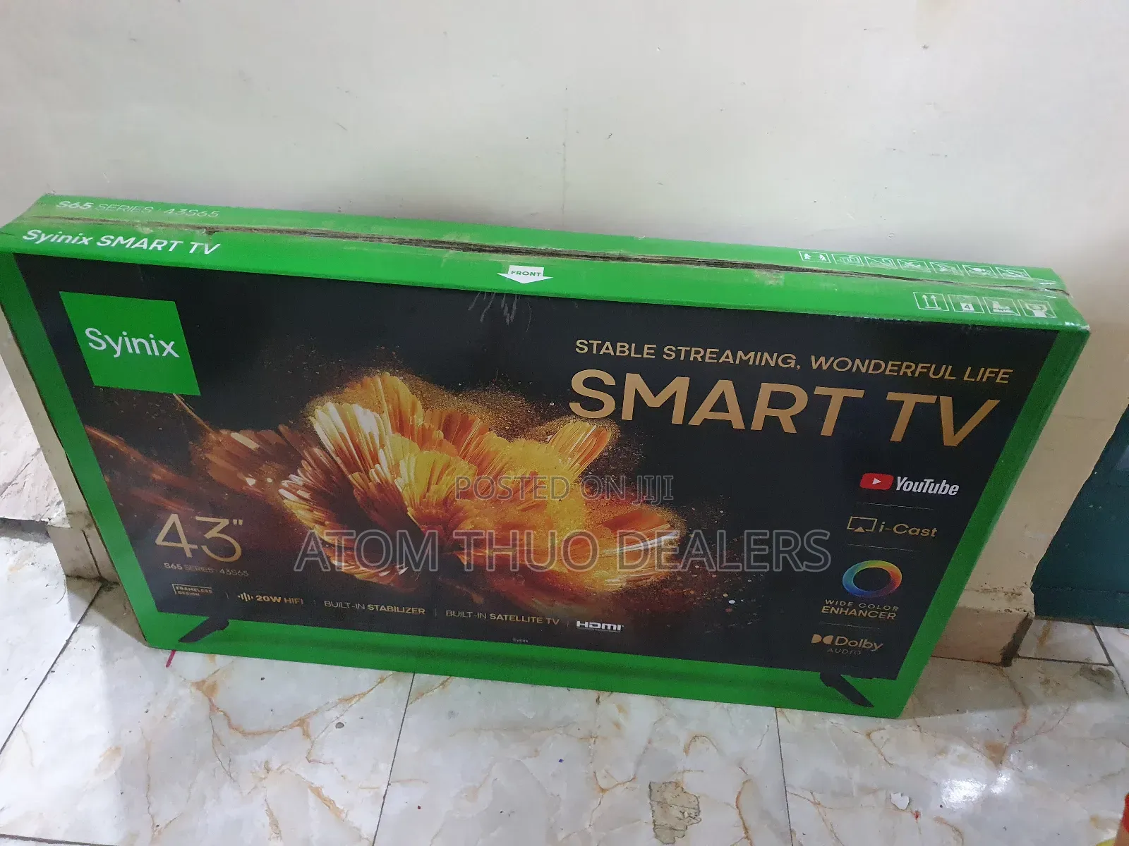 Synix 43 Inches Smart Android Television/ Smart Tv