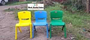 Strong Armless Children Plastic Chair - thumbnail 2