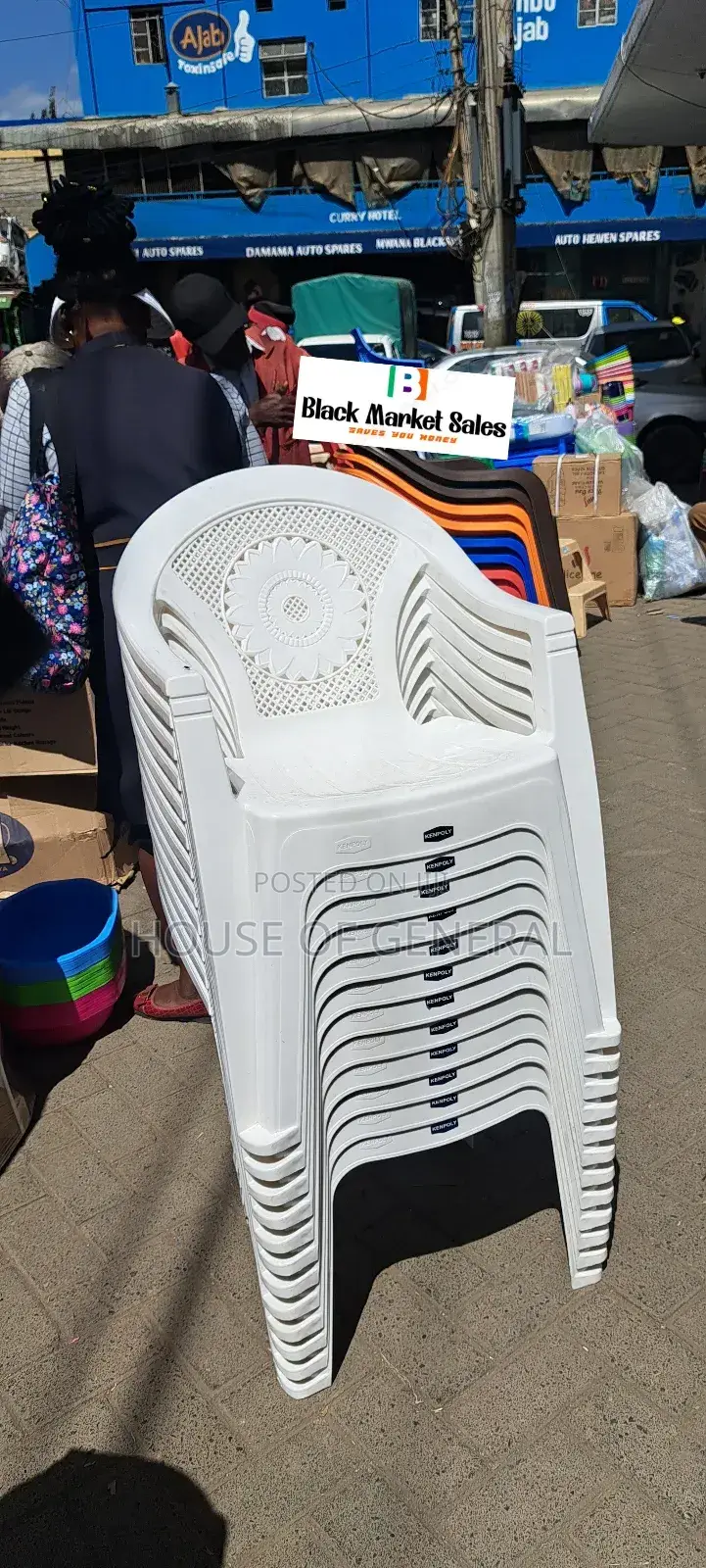 Good Quality Kenpoly Plastic Chair