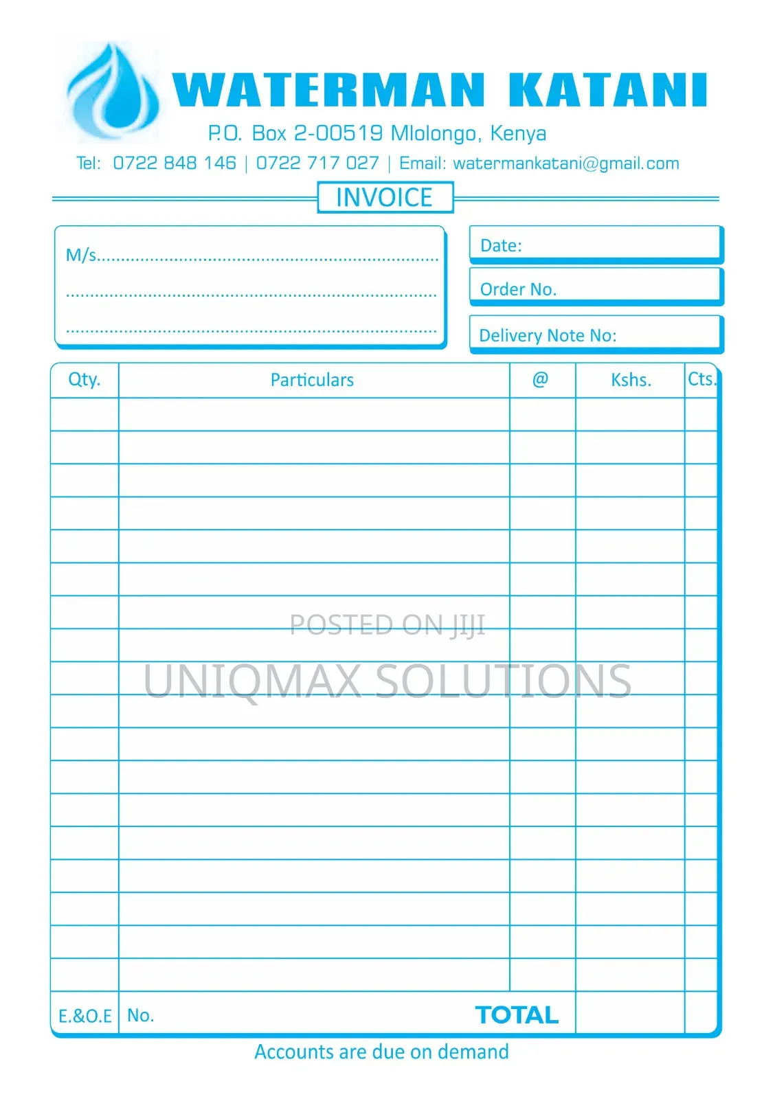 Quality NCR Receipts