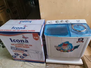 Icona 9kg Wash and Spin Top Load Twin Tub Washing Machine