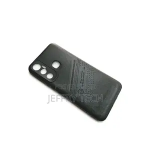 Silicone Case With Back Pouch for Infinix Hot 11 - Black