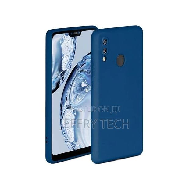 Silicone Case for Huawei P20 Lite - Blue - thumbnail 2