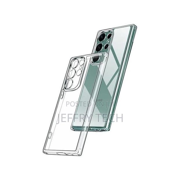 Silicone Case Compatible With Samsung Galaxy S23 Ultra Trans - thumbnail 3