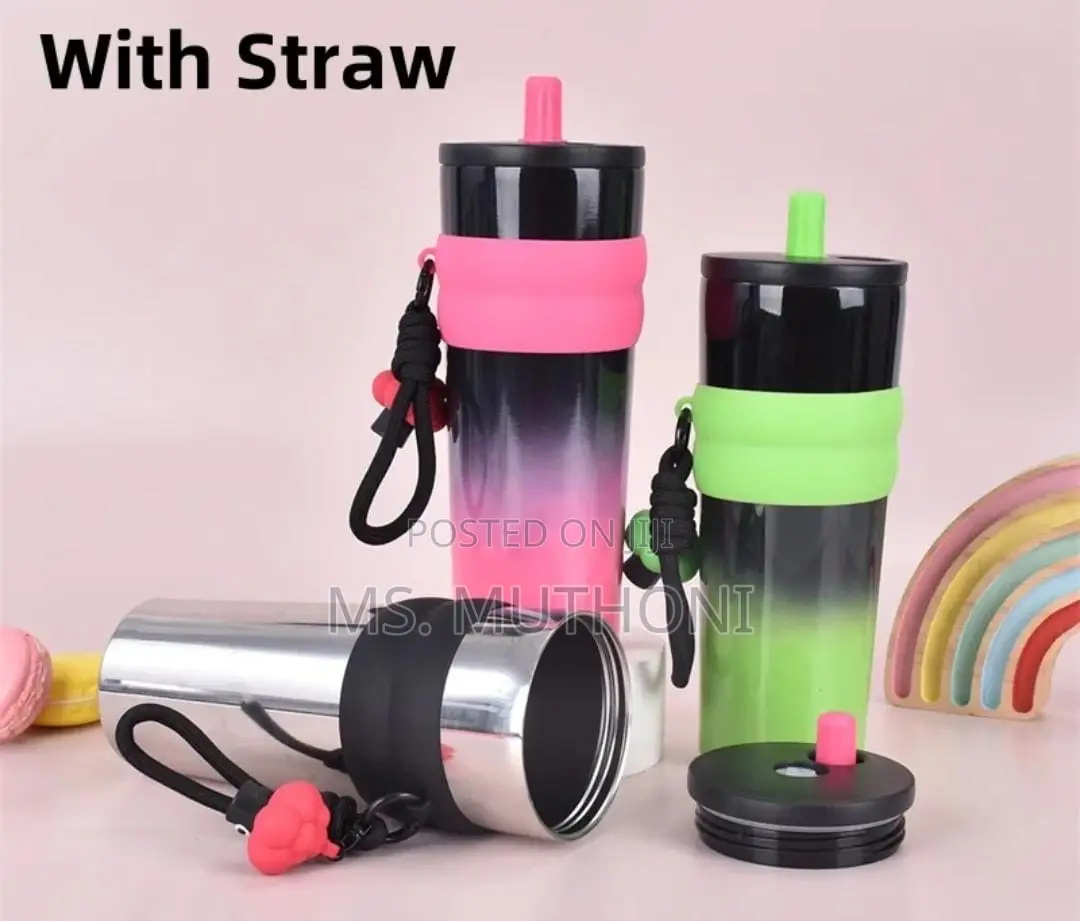 *High Quality Unique Thermcups With Straw Now Available