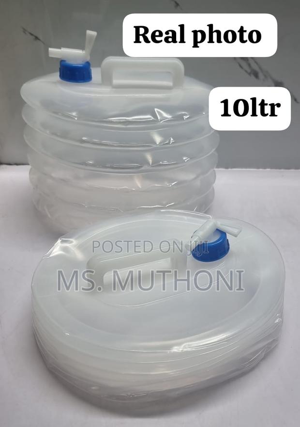 10 L Collapsible Portable Water Container, - thumbnail 2