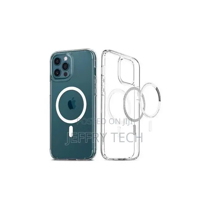 Silicone Magsafe Transparent Pour iPhone 12 / 12 Pro - Compa