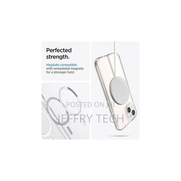 Silicone Magsafe Transparent Pour iPhone 12 / 12 Pro - Compa - thumbnail 2
