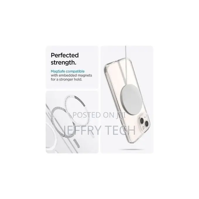 Silicone Magsafe Transparent Pour iPhone 12 / 12 Pro - Compa