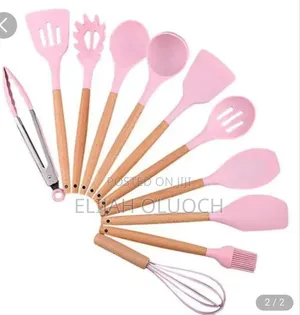 12pcs Nonstick Heat Restitant Silicone Spoon Set
