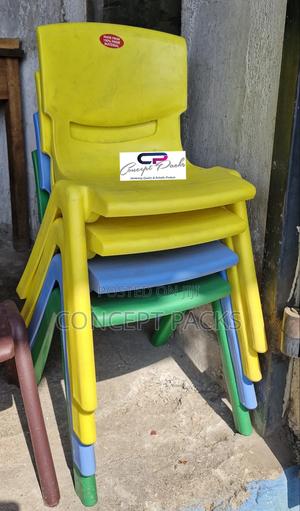 Children Kindergarten Study Armless Chairs. - thumbnail 2