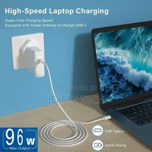 96W USB-C Fast Charger Replacement Type C Power Adapter Comp