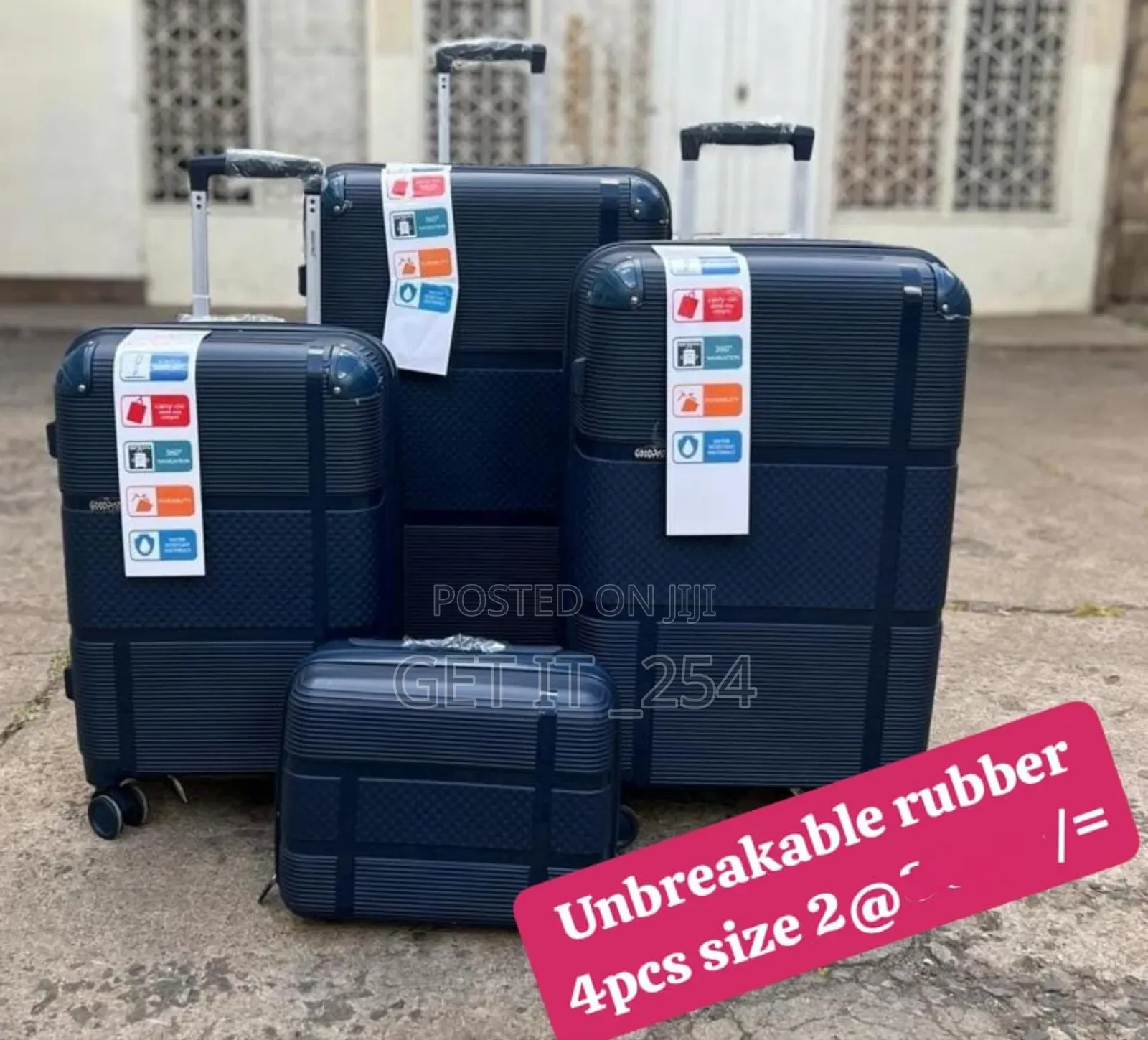 Size 2 Unbreakable 4in1 Suitcases