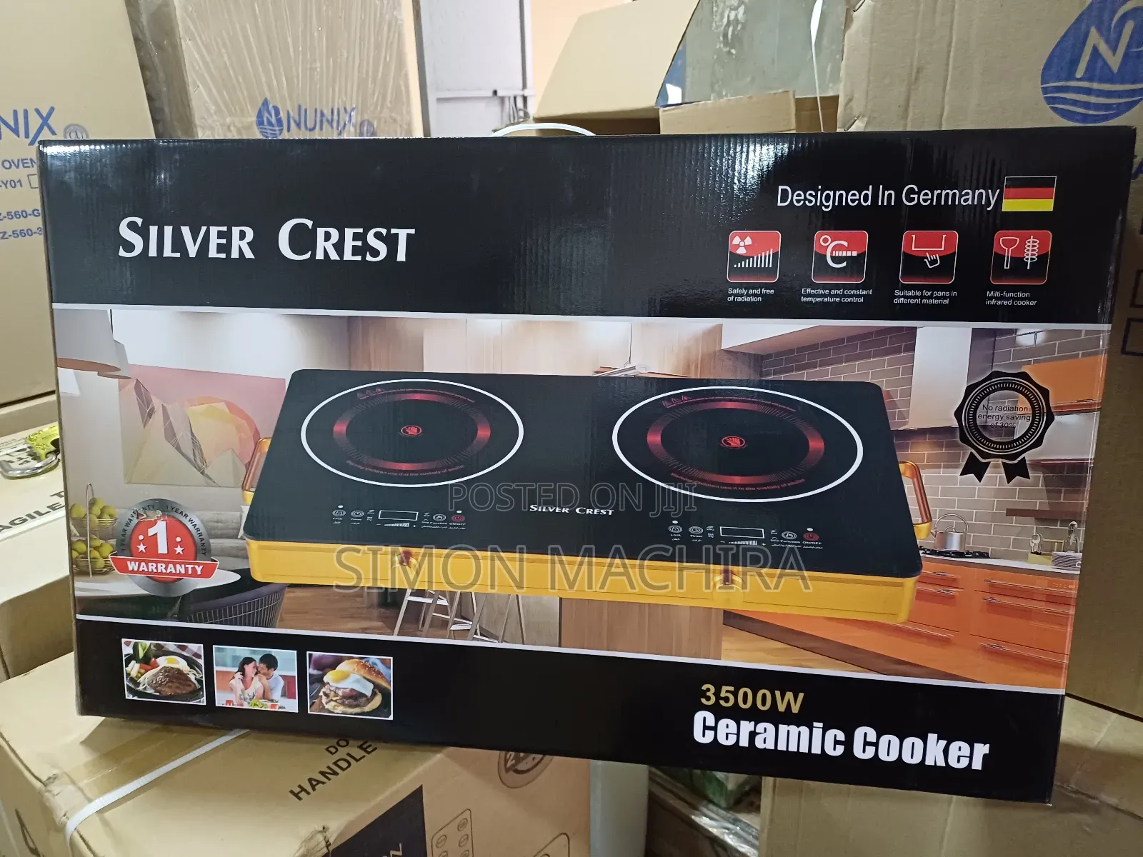 Electric Induction Double Plate Cooker