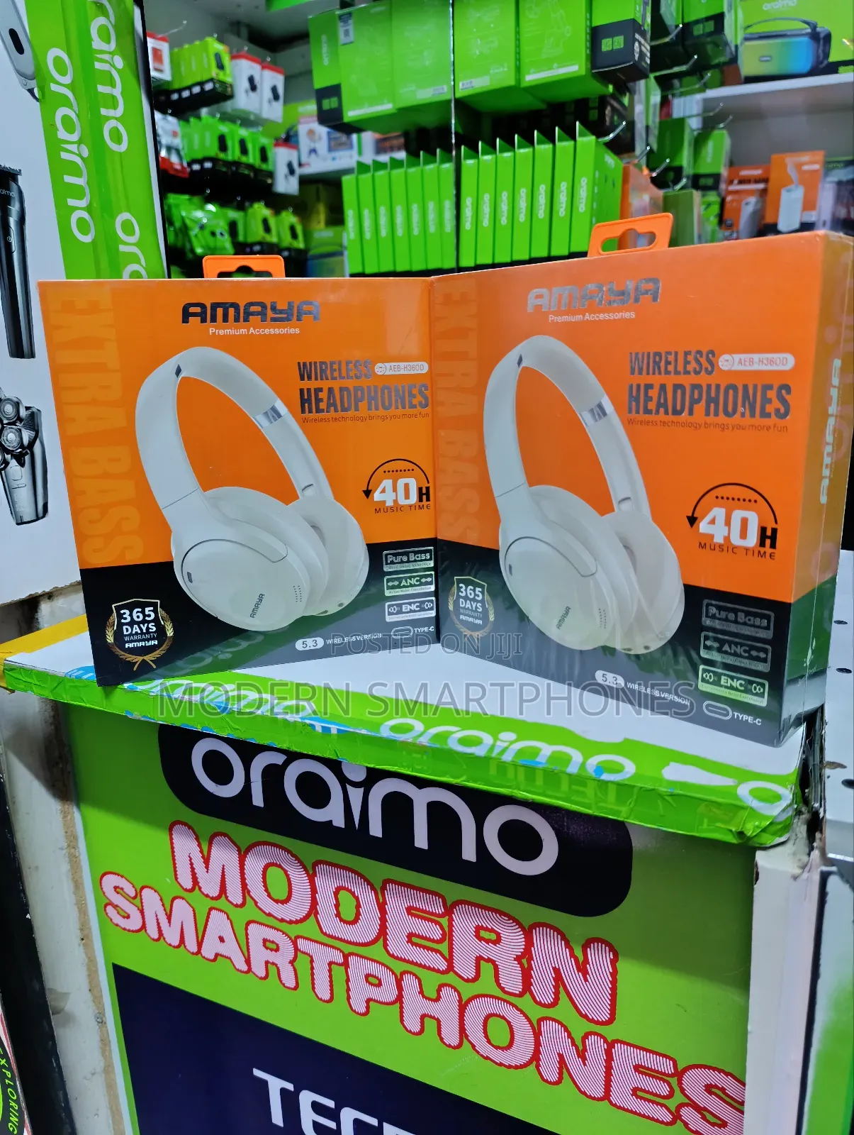 Amaya HD-360BT Active ENC Wireless Bluetooth Headphones