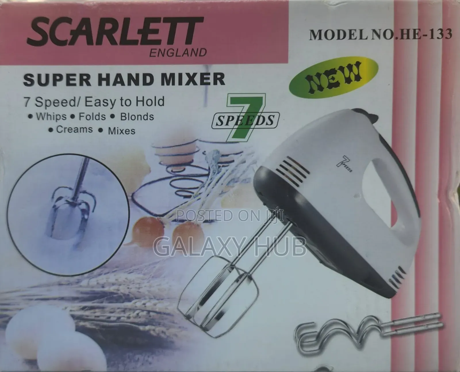 Scarlett Handmixer 7speed