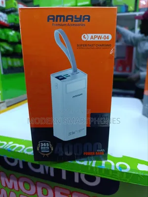 Amaya Powerbank 40000mah
 22.5W Super Fast Charge