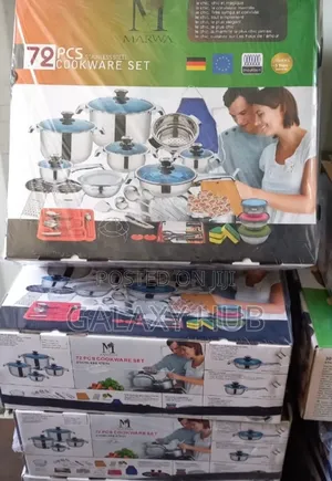 Marwa 72pcs Stainless Steel Cook Ware Set