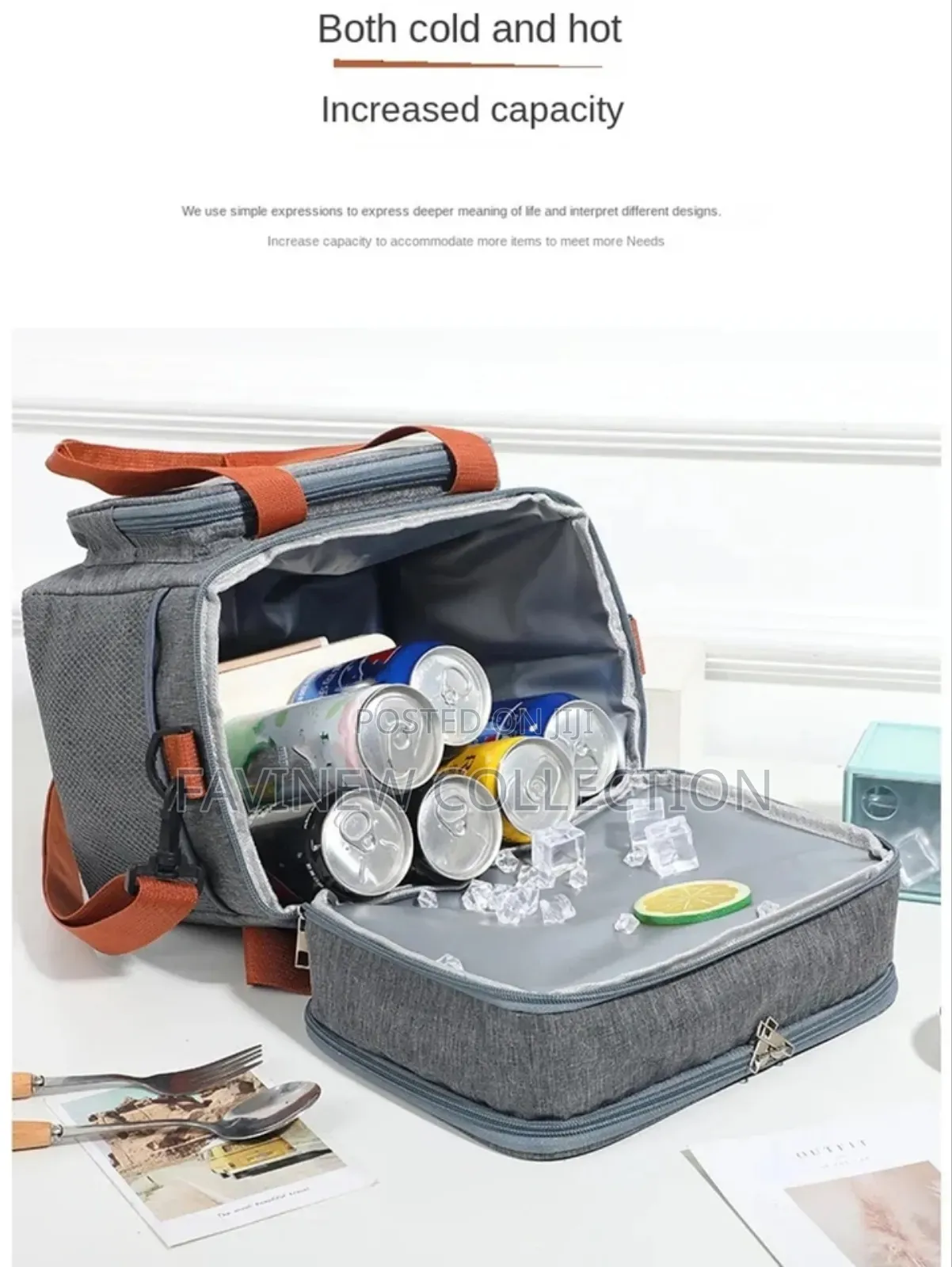 15L Double Layer Lunch Bag