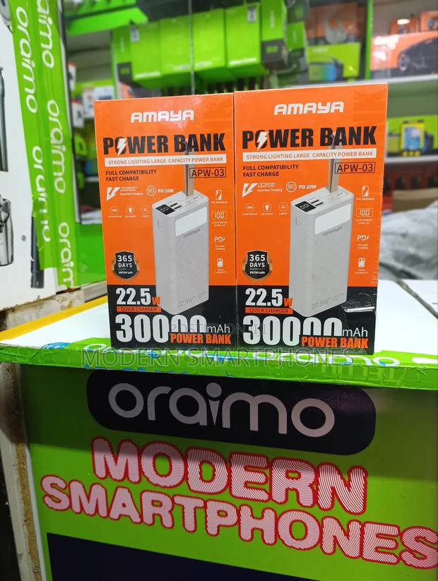 Amaya APW-03 Power Bank 30000mah , Fast Charging - main view