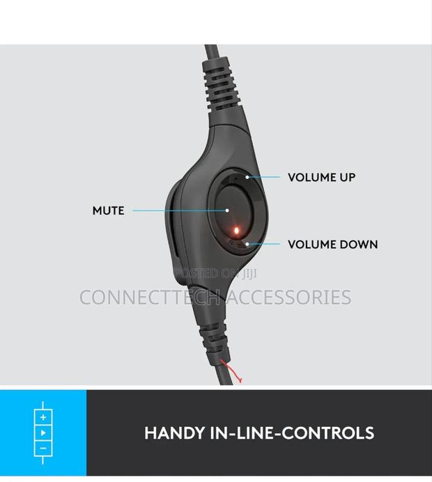 Logitech H390 Wired Headset With Noise Cancelling Microphone - thumbnail 3