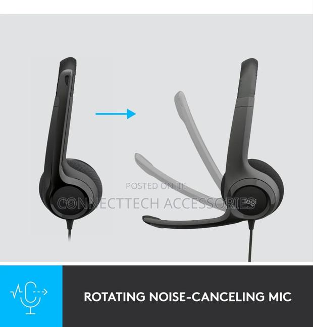 Logitech H390 Wired Headset With Noise Cancelling Microphone - thumbnail 4