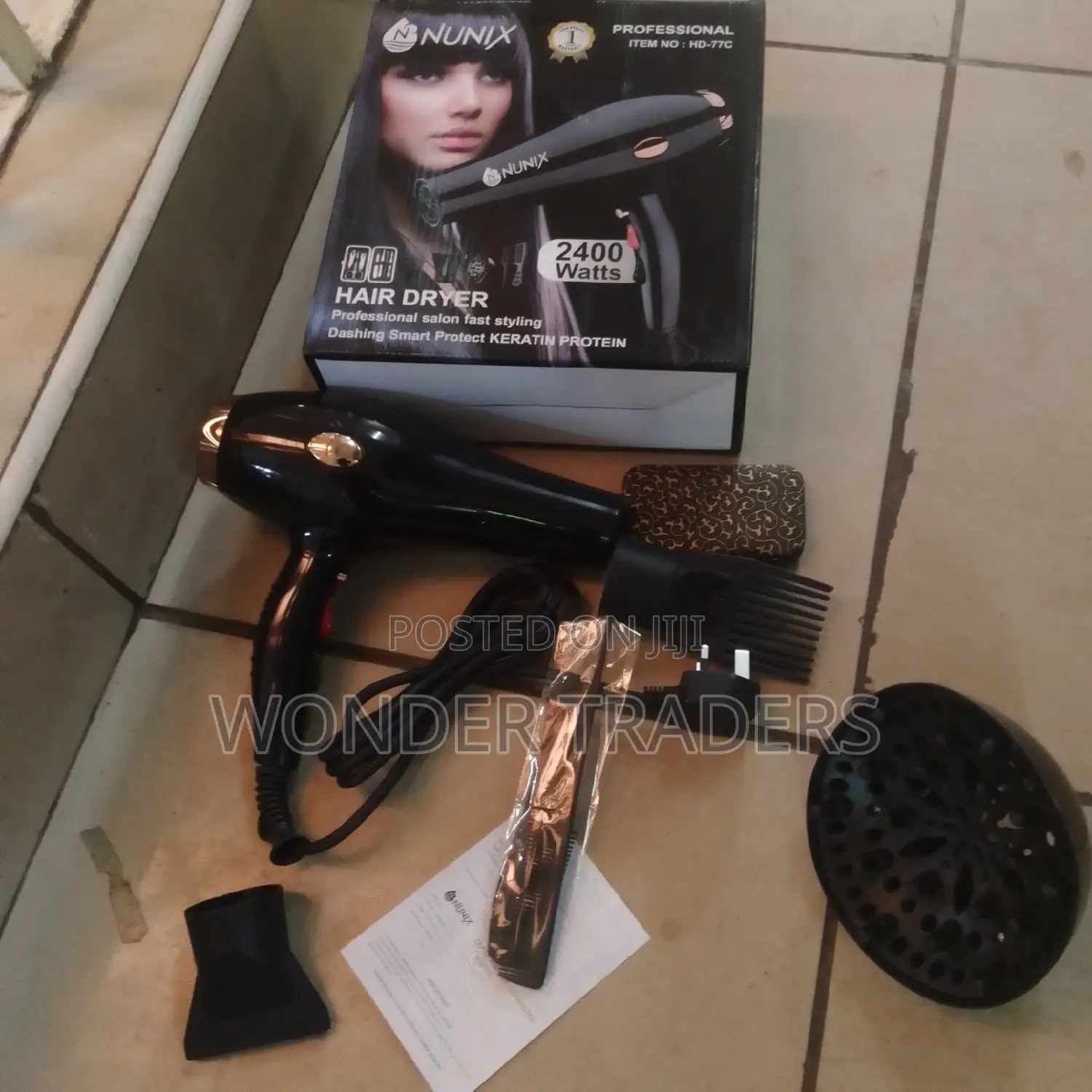 Nunix Blow Dry,High Professional Hair Blow Dry 2400watt