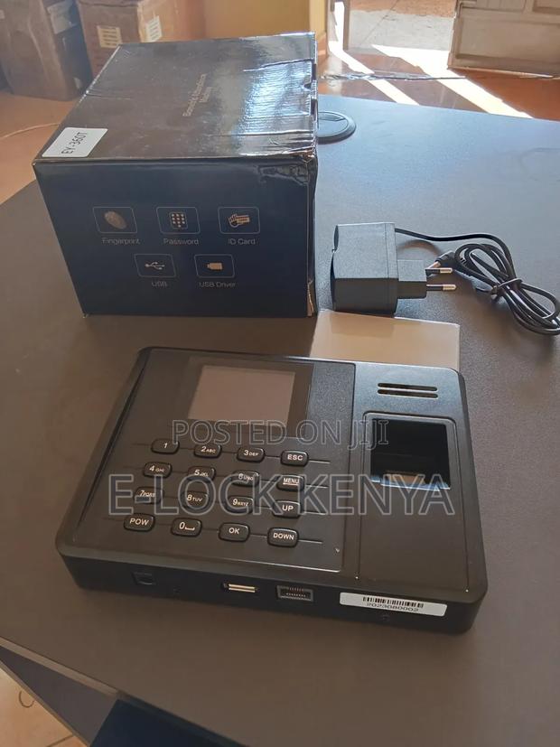 Factory Attendance Machine . Biometric Passcode - main view