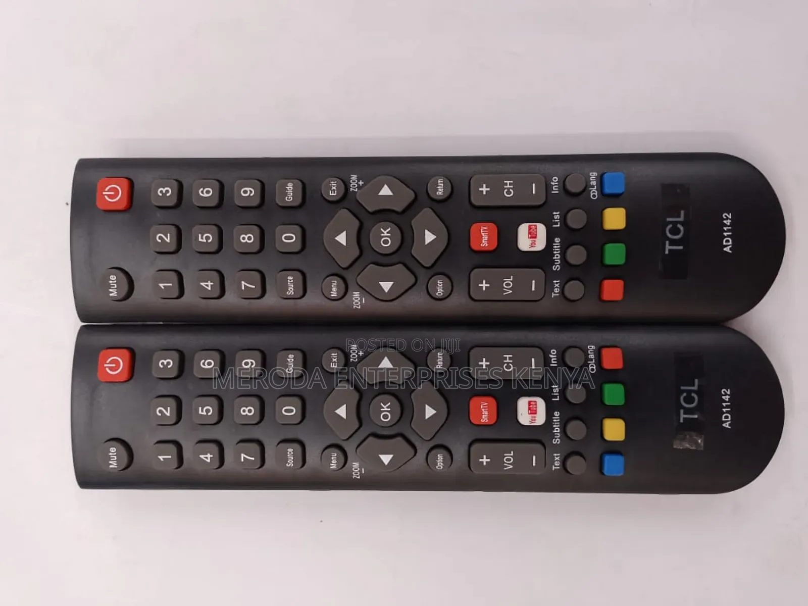 TCL Smart New TV Remote Control Black