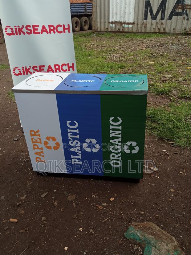 Trio-Waste Bin Segregation Waste Bin 3 in 1 Waste Bin - main view